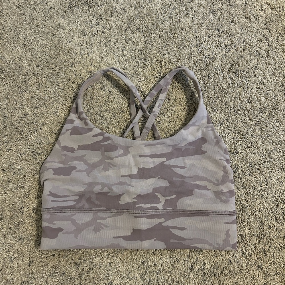lululemon athletica Purple Camo Sports Bra - Picture 2 of 3